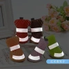Giày chó nhỏ chống trượt phản quang Velcro thoáng khí, bảo vệ bàn chân 4 mùa 6