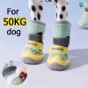 Giày chó size Velcro 2 lớp đế mềm lưới chống trượt, đi mưa & trong nhà 1.5‑50kg