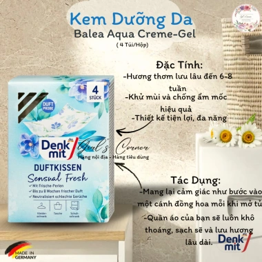 Giấy Chống Phai Màu Denkmit cho Máy Giặt - Giấy Hút Màu Quần Áo Đức, Giá 55.000 VND (Giảm từ 67.650 VND)