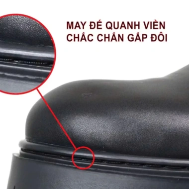 Giày Chunky Derby Nam Đen Trơn - Da Basics Nam Tính, Co Giãn, Dễ Phối, Giá 435k