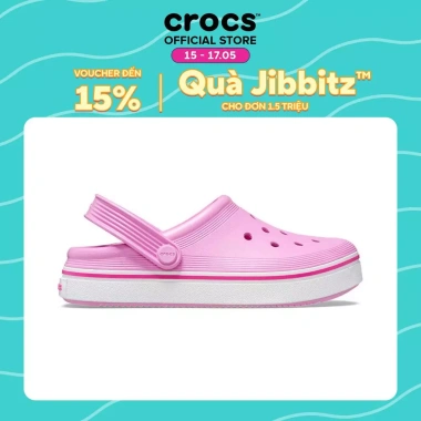 Giày Clog Crocs Toddler Off Court Trẻ Em Taffy Pink - Siêu Nhẹ Thoáng Khí Giá 390k Giày Clog Crocs Toddler Off Court Trẻ Em Taffy Pink - Siêu Nhẹ Thoáng Khí Giá 390k