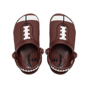 Giày Clog Crocs Trẻ Em Classic Football Dark Clay 210.024-2FL - Giá chỉ 490.000, siêu nhẹ, thoải mái, chống trượt 6