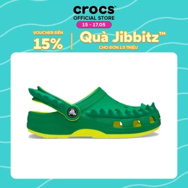 Giày Clog Trẻ Em Crocs Classic Spikes Green Ivy - Giá 490.000, Siêu nhẹ, Bền, Thời trang Giày Clog Trẻ Em Crocs Classic Spikes Green Ivy - Giá 490.000, Siêu nhẹ, Bền, Thời trang