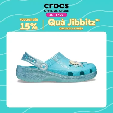 Giày Clog Trẻ Em Crocs Frozen Elsa 210.237-90H Giá ưu đãi 490k - Nhẹ thoải mái Giày Clog Trẻ Em Crocs Frozen Elsa 210.237-90H Giá ưu đãi 490k - Nhẹ thoải mái