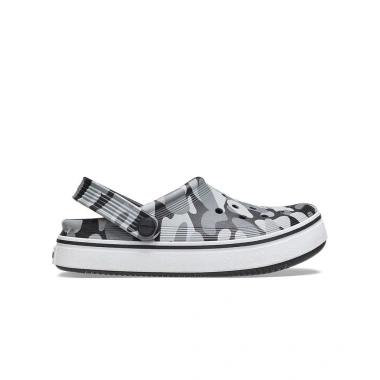Giày Clog Trẻ Em Crocs Toddler Off Court Camo Redux Đen/Trắng - Giá 490.000, nhẹ, thoải mái, bền 2
