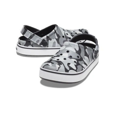 Giày Clog Trẻ Em Crocs Toddler Off Court Camo Redux Đen/Trắng - Giá 490.000, nhẹ, thoải mái, bền 7