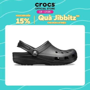 Giày Clog Unisex Crocs Classic Đen - Giá chỉ 1.595.000₫, thoải mái & bền bỉ Giày Clog Unisex Crocs Classic Đen - Giá chỉ 1.595.000₫, thoải mái & bền bỉ
