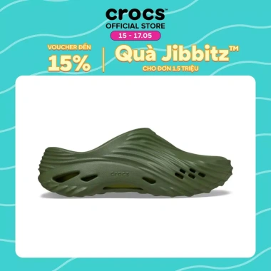 Giày Clog Unisex Crocs Echo Wave Army Green - Siêu nhẹ, thoáng mát, chỉ 2,195,000₫