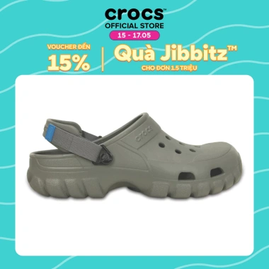 Giày Clog Unisex Crocs Off Road Sport Smoke Charcoal - Giá 1.495.000, Đế Bám, Thoáng Khí, Phong Cách Thể Thao