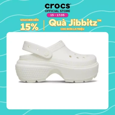 Giày Clog Unisex Crocs Stomp Chalk - Siêu nhẹ, thoải mái, giảm giá 790k