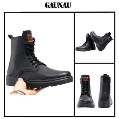 Giày Combat Boot GauNau GN1.032 Đen Bốt Cao Cổ Khóa Zip Đế Bền Giá 1.137.500₫