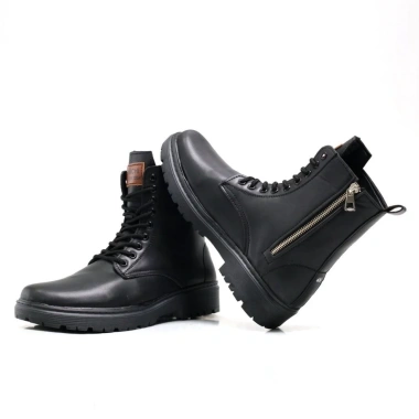 Giày Combat Boot SL1.032 StarLord Đen Da Thời Thượng, Khâu Đế – Giá 1.62 Triệu 2 Giày Combat Boot SL1.032 StarLord Đen Da Thời Thượng, Khâu Đế – Giá 1.62 Triệu 2