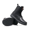 Giày Combat Boots Chunky da lì chống nhăn, đế cao, phong cách mạnh mẽ MĐ G1.105 2