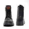 Giày Combat Boots Chunky da lì chống nhăn, đế cao, phong cách mạnh mẽ MĐ G1.105 4