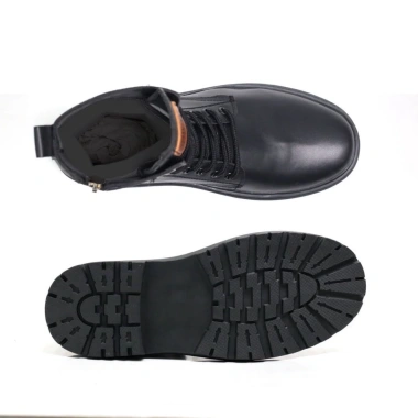 Giày Combat Boots Chunky da lì chống nhăn, đế cao, phong cách mạnh mẽ MĐ G1.105 7