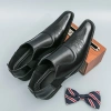 Giày công sở brogue da đen mũi nhọn, trang trọng cổ điển, giảm giá 523.165 VND 3