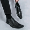 Giày công sở brogue da đen mũi nhọn, trang trọng cổ điển, giảm giá 523.165 VND 5