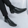 Giày công sở brogue da đen mũi nhọn, trang trọng cổ điển, giảm giá 523.165 VND 7