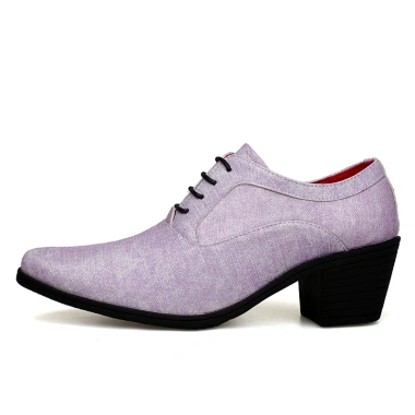 Giày Công Sở Cao Gót 6cm Size 38-46 Ren Da - Giày Cưới Nam Giá Ưu Đãi 553.969₫