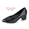 Giày công sở gót vuông 5 phân màu kem - Big size 40-44, thoải mái, giá ưu đãi 6