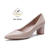 Giày công sở gót vuông 5 phân màu kem - Big size 40-44, thoải mái, giá ưu đãi 10