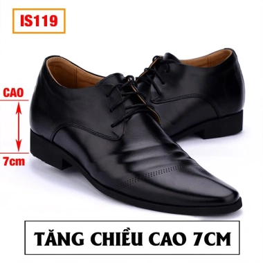 Giày công sở nam da bò tăng chiều cao 7cm giảm 10% ISHOESVN IS119 giá 950.000₫ 8 Giày công sở nam da bò tăng chiều cao 7cm giảm 10% ISHOESVN IS119 giá 950.000₫ 8