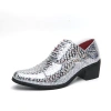 Giày công sở nam gót cao buộc dây da cưới, tăng 6cm, size 38-46, thiết kế trang trọng 7