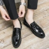 Giày Công Sở Nam Loafer Slip On Phong Cách Ý Sáng Bóng – Nhẹ, Giá 572.616₫ 9
