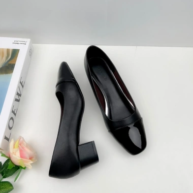 Giày công sở nữ cao gót 5cm bít mũi da thật Nuddo N1.015D Giá chỉ 455.000 VND