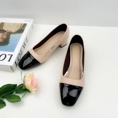 Giày công sở nữ cao gót 5cm bít mũi da thật Nuddo N1.015D Giá chỉ 455.000 VND