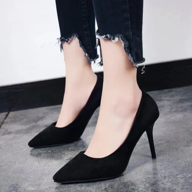 Giày Công Sở Nữ Đen Stiletto Pháp Cao Gót Nhọn - Giá Ưu Đãi 214.920₫