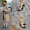 Giày Công Sở Nữ Đen Stiletto Pháp Cao Gót Nhọn - Giá Ưu Đãi 214.920₫ 9