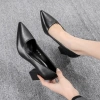 Giày công sở nữ gót vuông size 34, 3p-9p, phù hợp tiếp viên ngân hàng, giá 490k 2