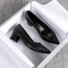 Giày công sở nữ gót vuông size 34, 3p-9p, phù hợp tiếp viên ngân hàng, giá 490k 5