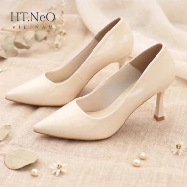 Giày Công Sở Nữ HT.NeO Da Êm Mềm Gót Cao 7cm - Basic Sang Trọng Lịch Sự GC-210 8