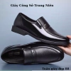 Giày công sở trung niên da nò, đế cao su khâu chắc, giảm 150k - Quà bố tuyệt vời 2