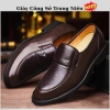 Giày công sở trung niên da nò, đế cao su khâu chắc, giảm 150k - Quà bố tuyệt vời 3