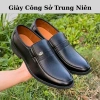 Giày công sở trung niên da nò, đế cao su khâu chắc, giảm 150k - Quà bố tuyệt vời 7