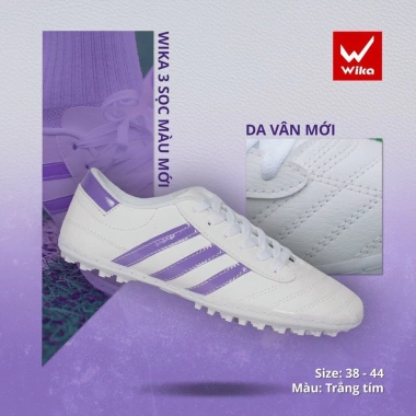 Giày Đá Banh Nam Wika 3 Sọc Ct3 Chính Hãng, Phù Hợp Sân Cỏ Nhân Tạo - 180.000đ 10