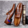 Giày da bò nam không dây doanh nhân đơn giản xỏ Tây công sở cao cấp giá rẻ 300k