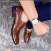 Giày da bò nam không dây doanh nhân đơn giản xỏ Tây công sở cao cấp giá rẻ 300k 2