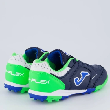 Giày đá bóng trẻ em Joma Flex Turf xanh navy neon - đinh dăm cỏ nhân tạo êm nhẹ 540.000₫
