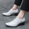 Giày Da Cao Gót Nam Đế Xuồng Dày 6cm Khóa Kéo Cá Tính - Giá ưu đãi 567.000₫ 3