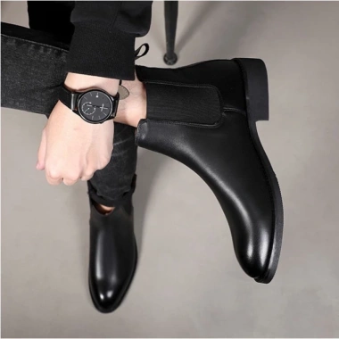 Giày da Chelsea Boots MĐ GG1.071 da lì chống nhăn, may đế - giảm giá 1.296.750₫