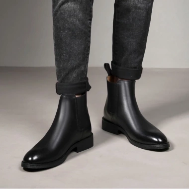 Giày da Chelsea Boots MĐ GG1.071 da lì chống nhăn, may đế - giảm giá 1.296.750₫
