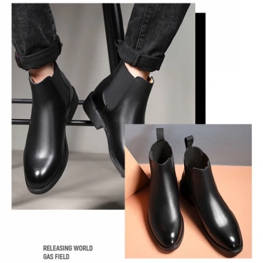 Giày da Chelsea Boots MĐ GG1.071 da lì chống nhăn, may đế - giảm giá 1.296.750₫ 5 Giày da Chelsea Boots MĐ GG1.071 da lì chống nhăn, may đế - giảm giá 1.296.750₫ 5