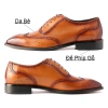Giày da nam cao cấp đế phíp da bò thật Oxford lịch lãm, bảo hành 1 năm, chỉ 869k 2