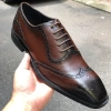 Giày da nam cao cấp đế phíp da bò thật Oxford lịch lãm, bảo hành 1 năm, chỉ 869k 5