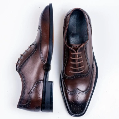 Giày da nam cao cấp đế phíp da bò thật Oxford lịch lãm, bảo hành 1 năm, chỉ 869k