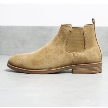 Giày da nam Chelsea cổ lửng da bò thật – 2 màu đen & vàng bò, bảo hành 12 tháng, giảm tới 30%, giá 3.087.500₫